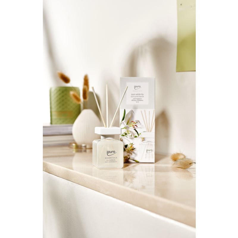 Ipuro Essentials White Lily Aroma Diffuser With Refill 50 Ml