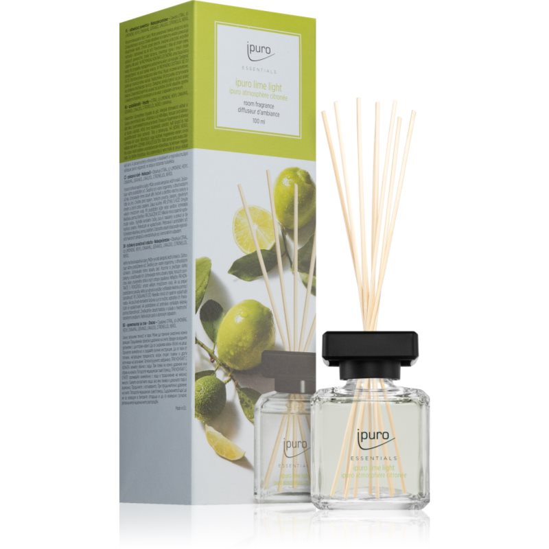 Ipuro Essentials Lime Light Diffuseur D'huiles Essentielles 100 Ml