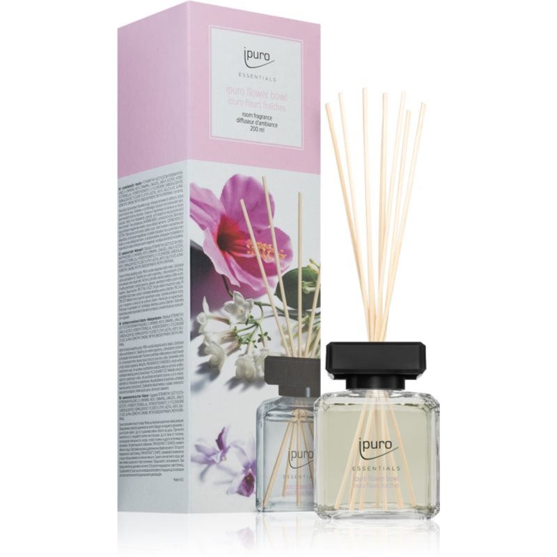 Ipuro Essentials Flower Bowl Aroma Diffuser With Refill 200 Ml