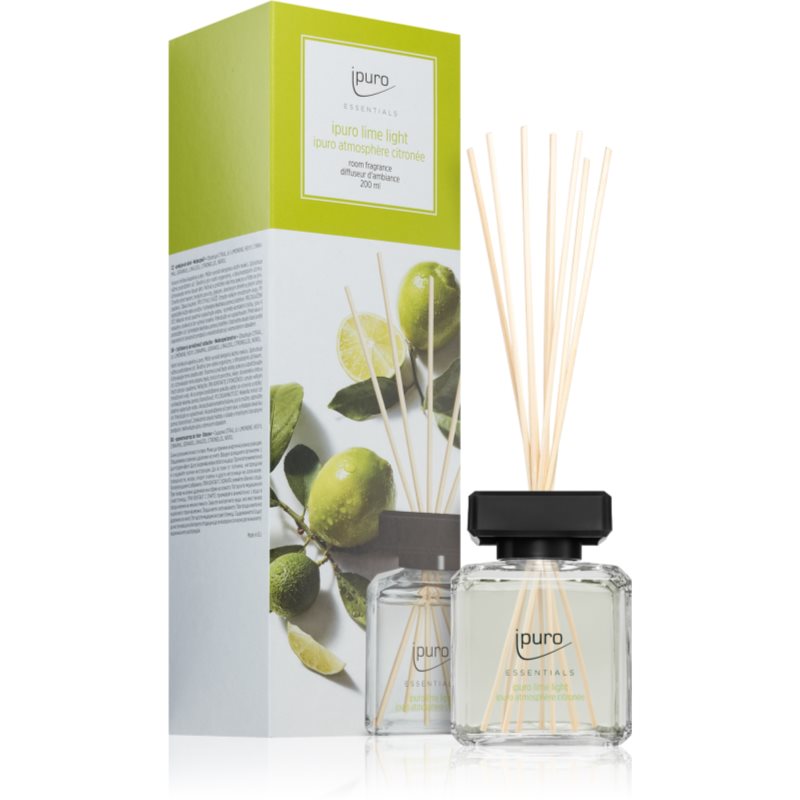 Ipuro Essentials Lime Light Aroma Diffuser With Refill 200 Ml