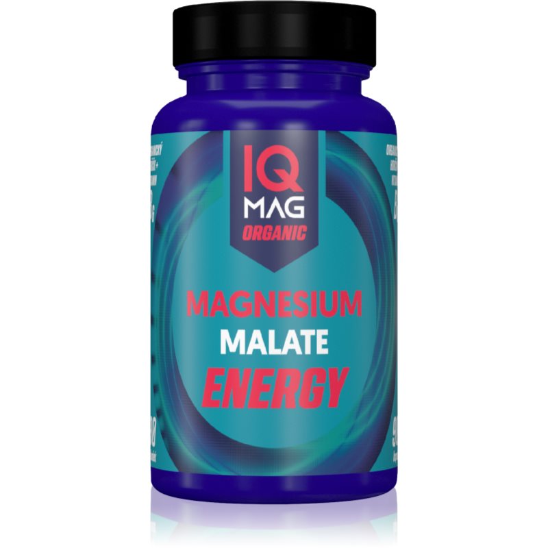 IQ Mag Magnesium Energy organic malate + B6 kapsuly na udržanie energie a kognitívnej výkonnosti 90 cps