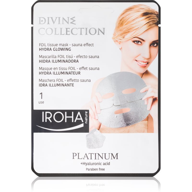 

Iroha Divine Collection Platinum & Hyaluronic Acid зволожуюча маска