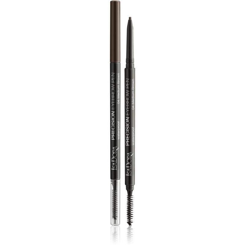 IsaDora Precision Eyebrow Pen олівець для брів відтінок 04 Medium Brown 0,09 гр