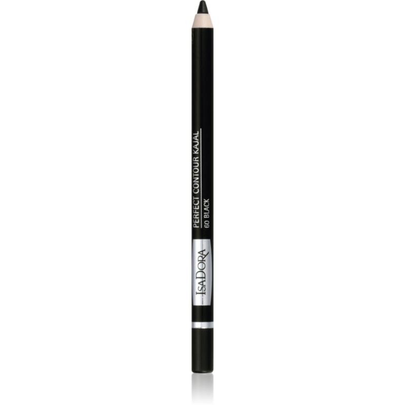Фото - Карандаш для глаз / бровей IsaDora Perfect Contour Kajal каяловий олівець для очей відтінок 60 Black 