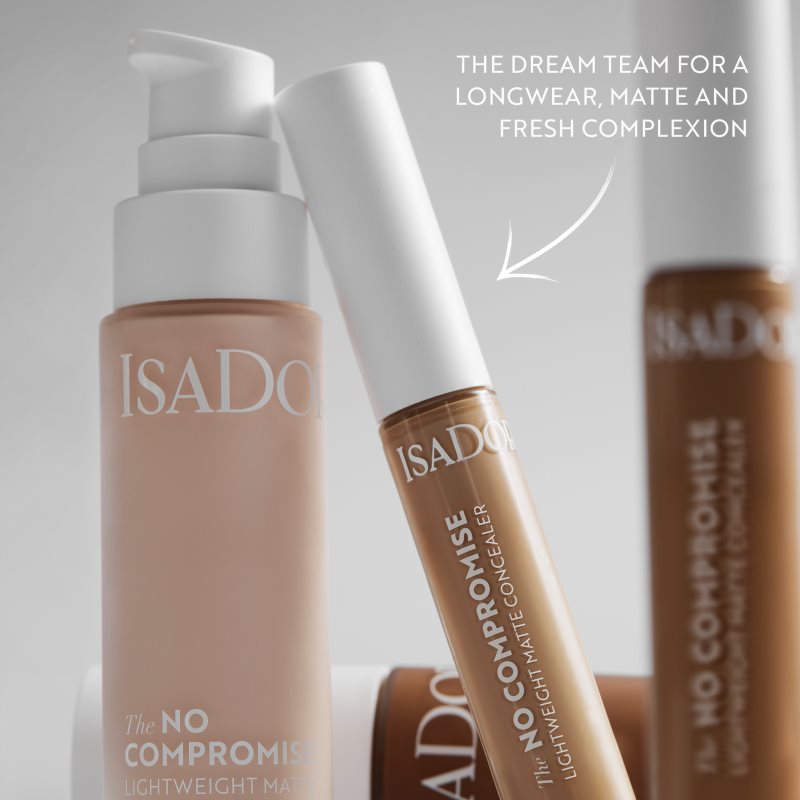 IsaDora No Compromise Lightweight Matte Concealer krémový krycí korektor odstín 1NW 10 ml (obrázek 5)