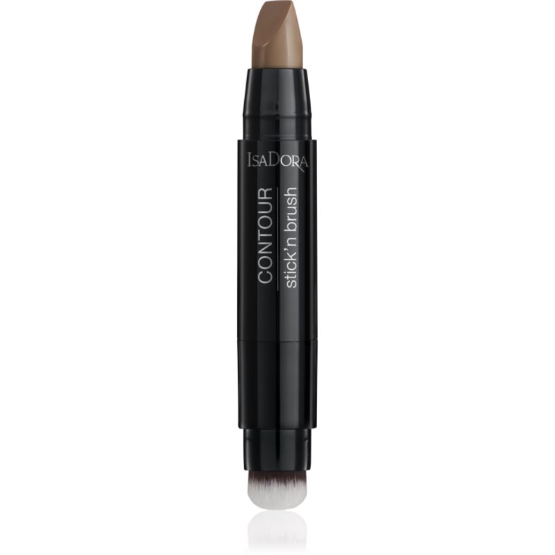 

IsaDora Stick'n Brush Controur контурний олівець зі щіточкою відтінок 34 Dark Almond