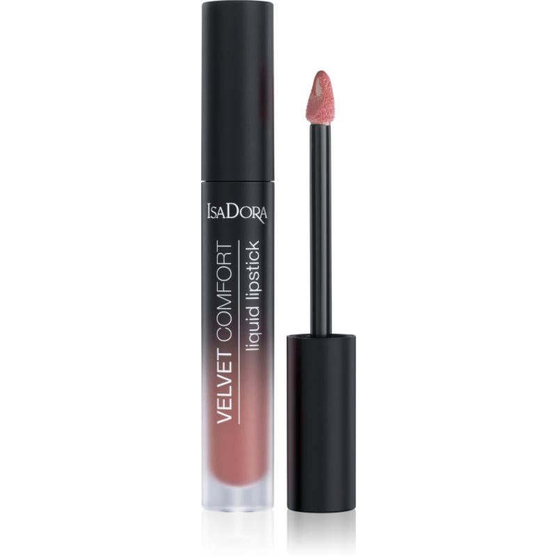 

IsaDora Velvet Comfort напівматова помада відтінок 52 Coral Rose