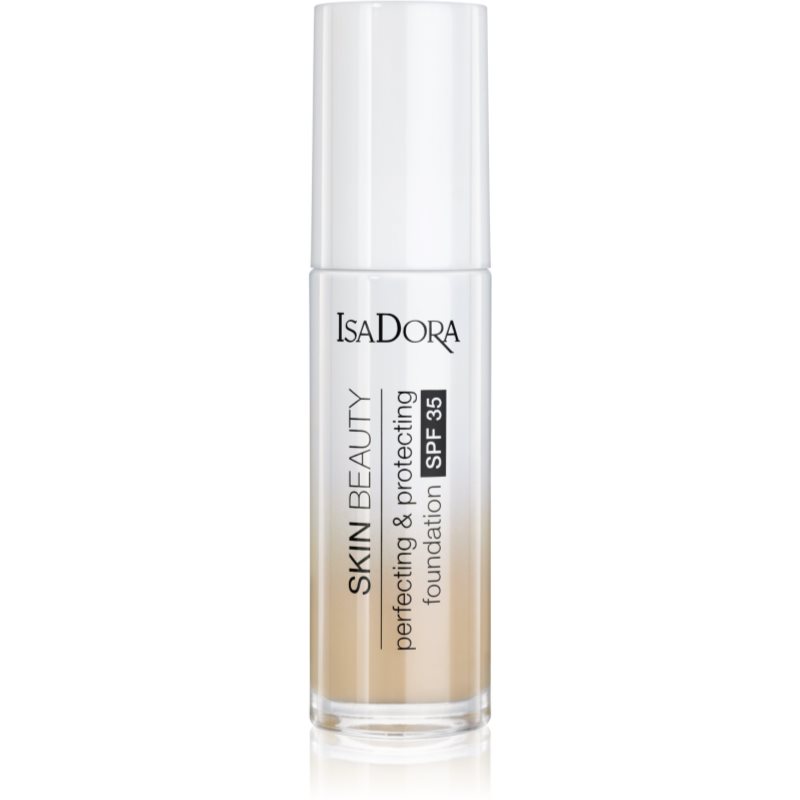 IsaDora Skin Beauty ochranný make-up SPF 35 odtieň 02 Linen 30 ml