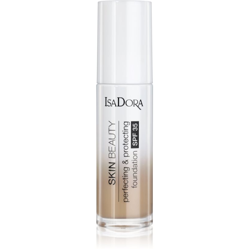 IsaDora Skin Beauty Skin Protecting Foundation SPF 35 Shade 08 Golden Beige 30 Ml