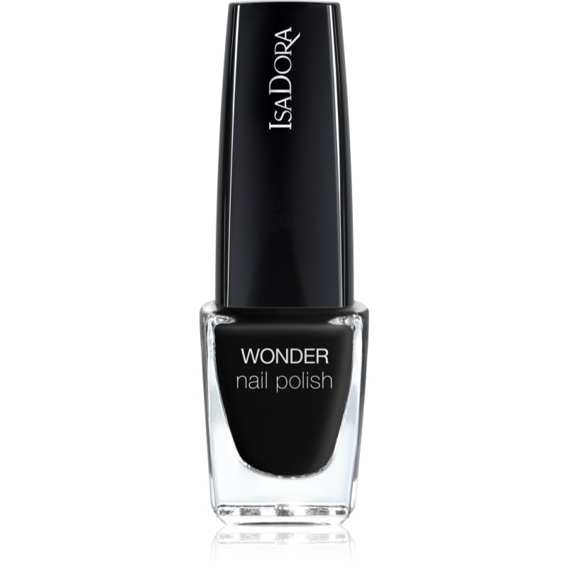 IsaDora Wonder Nail Polish quick-drying nail polish shade 139 Black Laquer 6 ml
