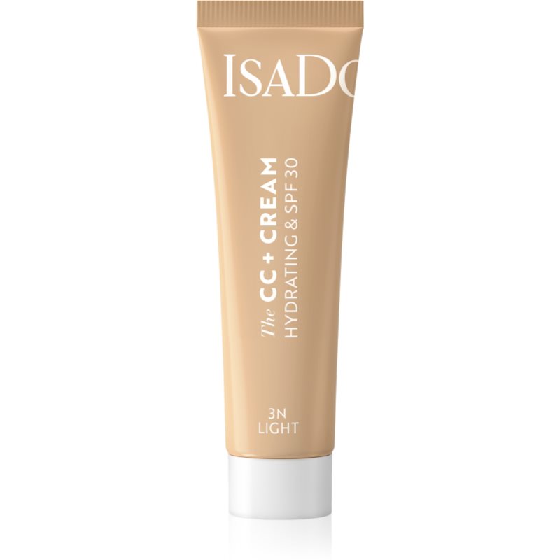 IsaDora IsaDora CC + Cream ενυδατική CC κρέμα SPF 30 απόχρωση 3N Light 30 ml