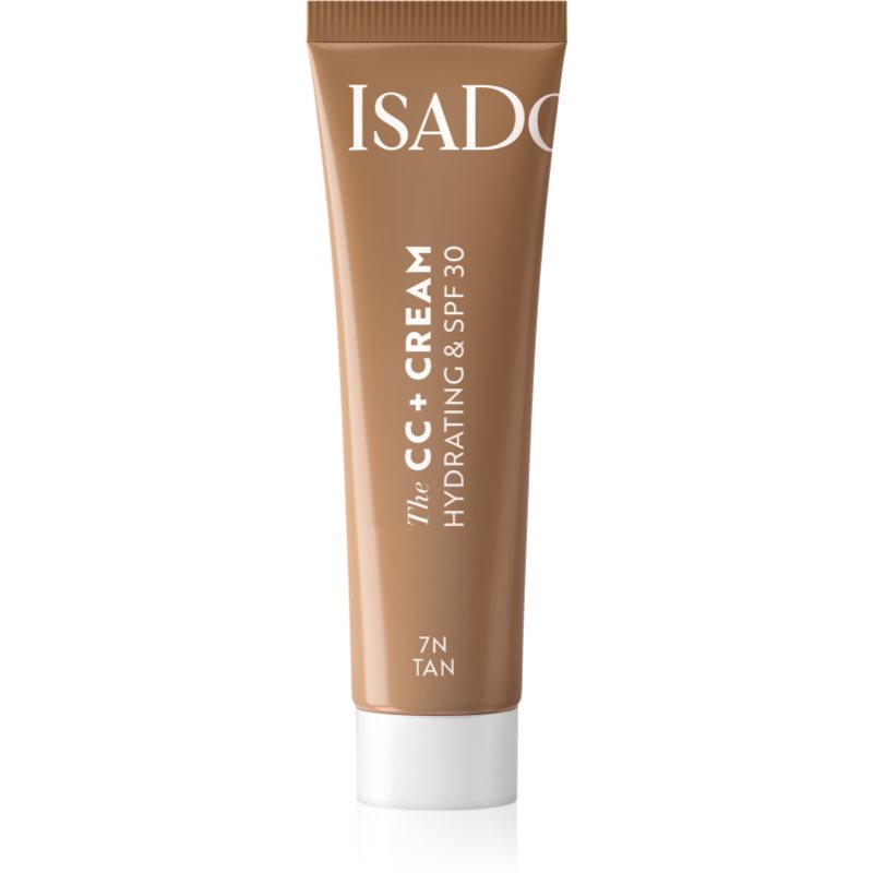 IsaDora IsaDora CC + Cream ενυδατική CC κρέμα SPF 30 απόχρωση 7N Tan 30 ml