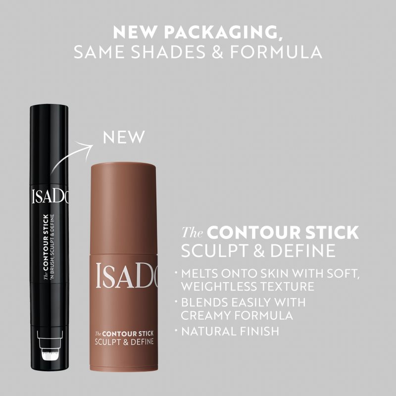 IsaDora Contour Stick Sculpt & Define Contour Stick Shade 34 Dark Almond 5,5 G