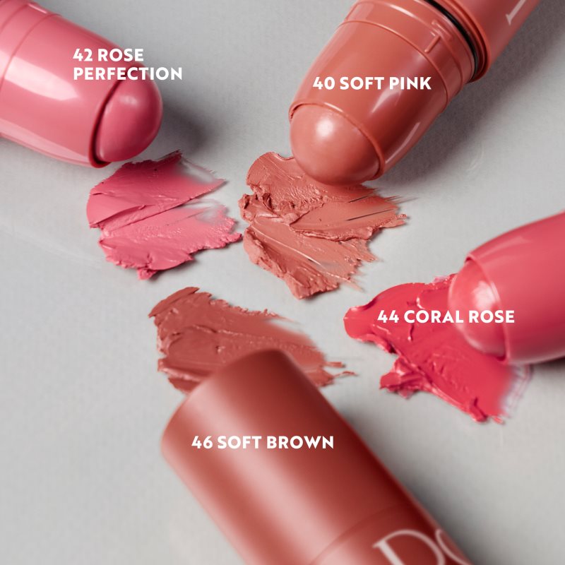 IsaDora Blush Stick maquillaje multifuncional para ojos, labios y rostro tono 42 Rose Perfection 5,5 g