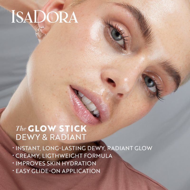 IsaDora Glow Stick Dewy & Radiant kredka rozświetlająca odcień 25 Rose Gleam 5,5 g