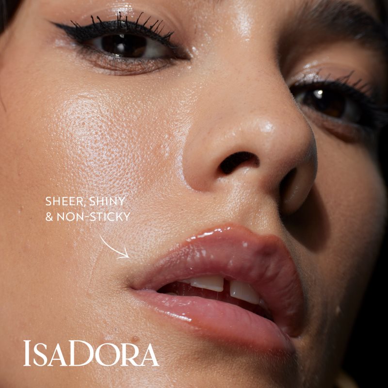 IsaDora Glossy Lip Treat Brillant à Lèvres Hydratant Teinte 00 Clear 13 Ml