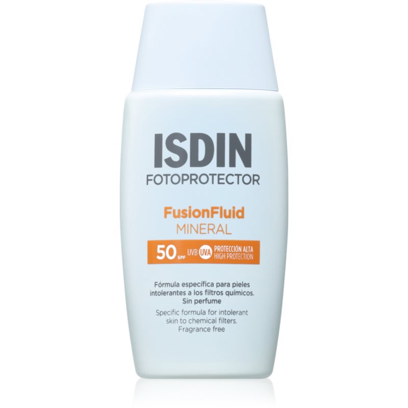 ISDIN Fotoprotector Fusion Fluid Mineral SPF 50 ochranný fluid pro citlivou pleť SPF 50 50 ml