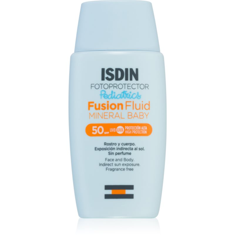 ISDIN Fotoprotector Fusion Fluid Mneral Baby minerálny krém na opaľovanie pre deti SPF 50 50 ml