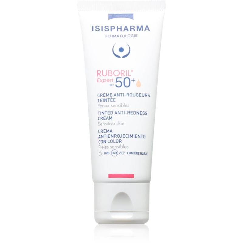 ISISPHARMA Ruboril Expert SPF 50+ hydratačný tónovací krém pre citlivú pleť so sklonom k začervenaniu SPF 50+ 40 ml