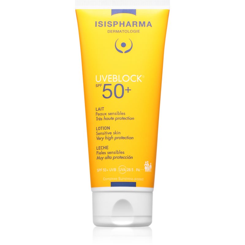 ISISPHARMA Uveblock SPF 50  Lotion hydratačné telové mlieko SPF 50  100 ml