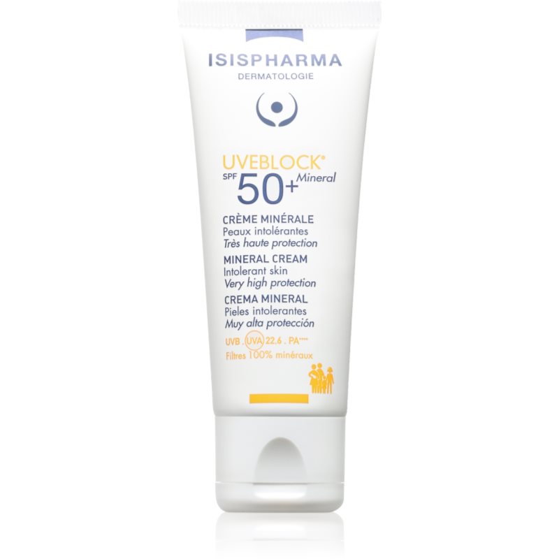 ISISPHARMA Uveblock SPF 50  Mineral minerálny krém SPF 50  40 ml