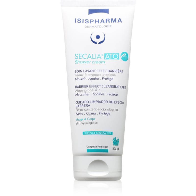 ISISPHARMA Secalia ATO Shower Cream pomirjajoča krema za prhanje 200 ml