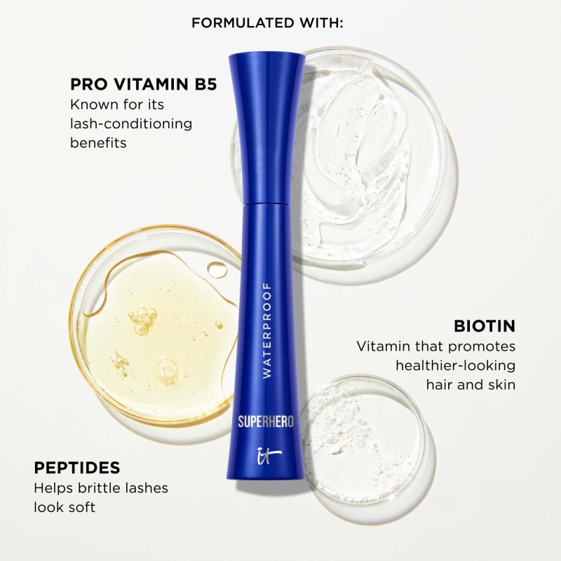 IT Cosmetics Superhero waterproof volumising mascara 9 ml