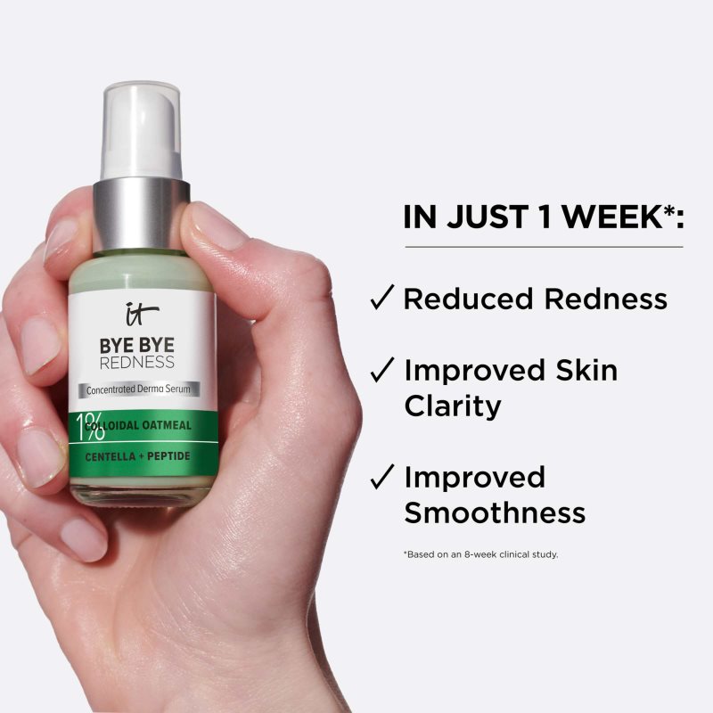 IT Cosmetics Bye Bye Redness serum calmante anti-rojeces para mujer 30 ml