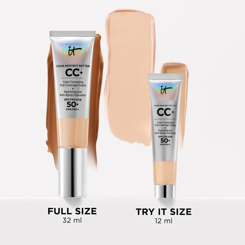 IT Cosmetics Your Skin But Better CC+ CC krém SPF 50+ odstín Light Medium 12 ml (obrázek 3)