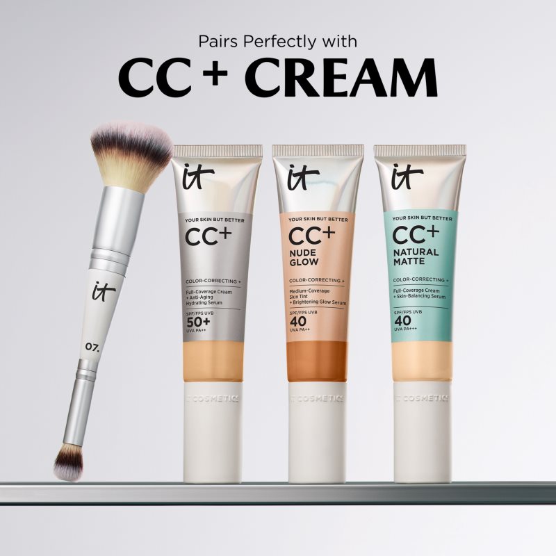 IT Cosmetics Heavenly Luxe Brush Foundation- und Concealer-Pinsel Beidseitig #7 1 St. (Bild 6)