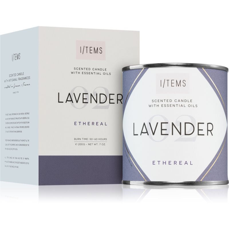 I/TEMS Essential 02 / Lavender Scented Candle 200 G