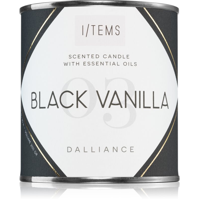 I/TEMS Essential 03 / Black Vanilla Duftkerze 200 g