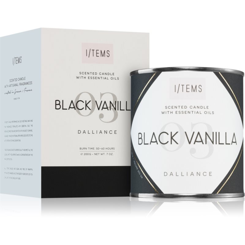 I/TEMS Essential 03 / Black Vanilla Aроматична свічка 200 гр