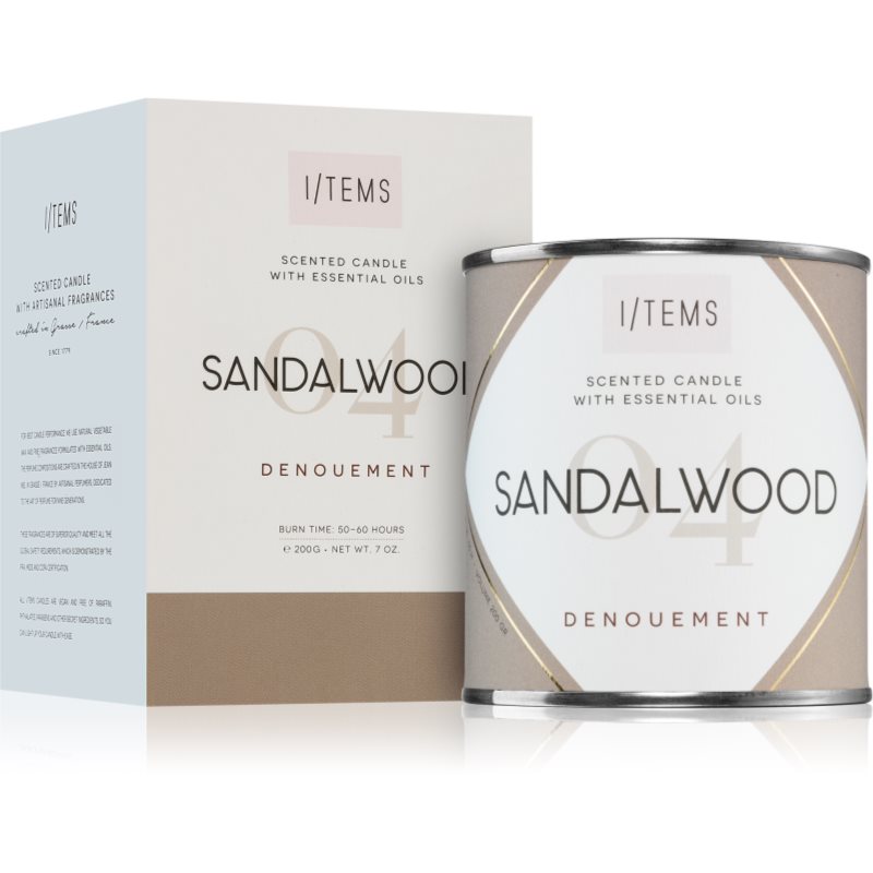 I/TEMS Essential 04 / Sandalwood Aроматична свічка 200 гр