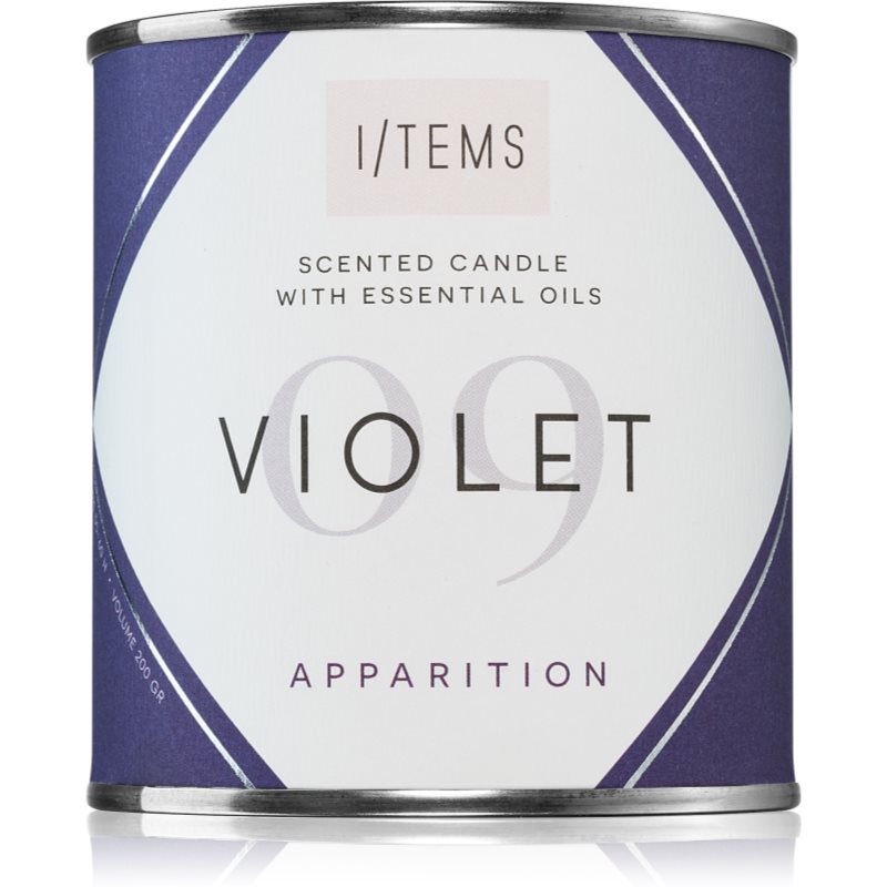 I/TEMS Essential 09 / Violet mirisna svijeća 200 g