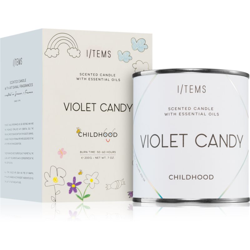 I/TEMS Special Edition Violet Candy Bougie Parfumée 200 G