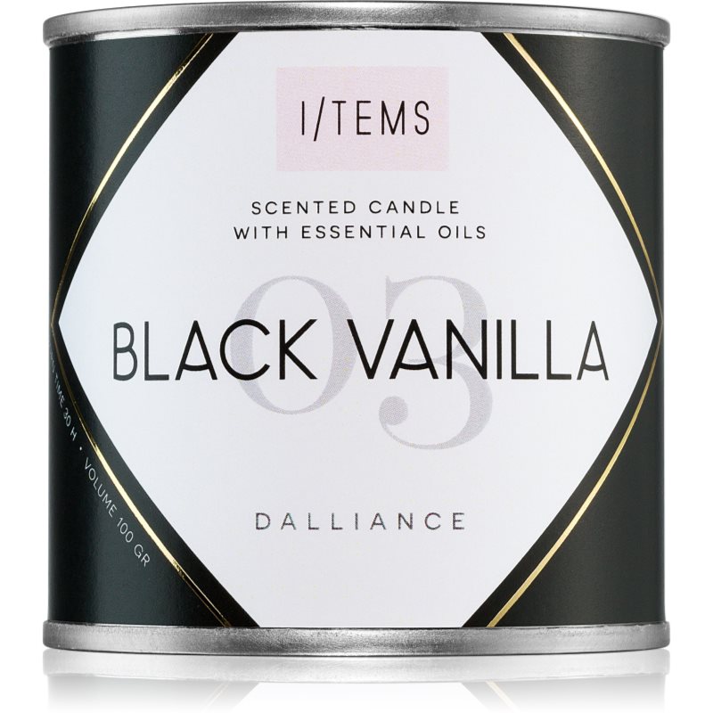 I/TEMS Essential 03 / Black Vanilla Duftkerze 100 g