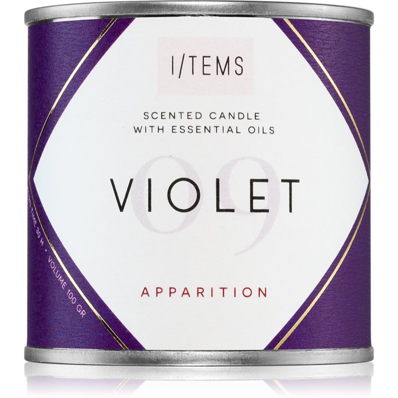 I/TEMS Essential 09 / Violet mirisna svijeća 100 g