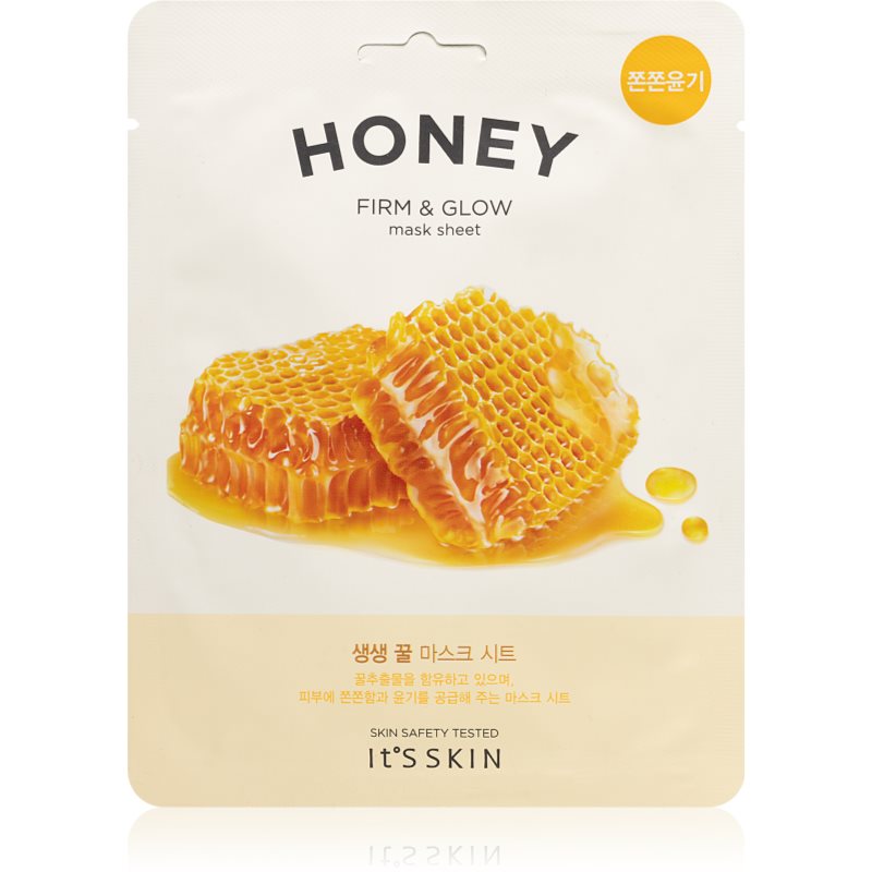 It´s Skin The Fresh Mask Honey освітлювальна косметична марлева маска зі зміцнюючим ефектом 20 гр