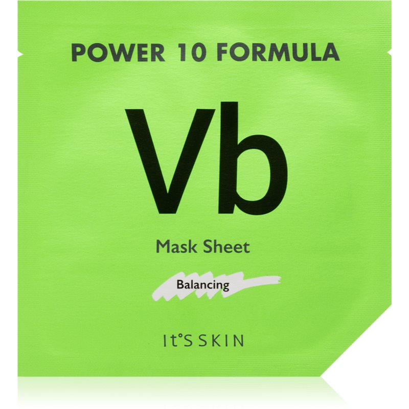 It´s Skin Power 10 Formula VB Effector vyživující plátýnková maska pro mastnou pleť se sklonem k akné 25 g