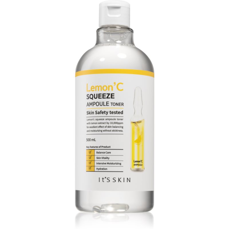 It´s Skin Lemon' C Squeeze eksfoliacinis tonikas spindesiui ir drėkinimui suteikti 500 ml