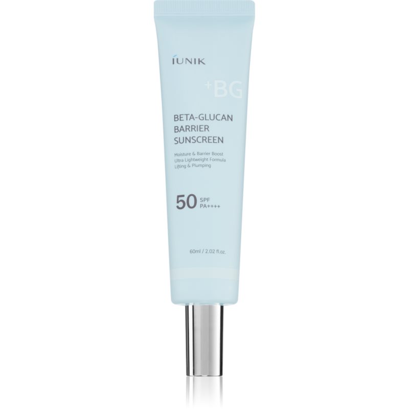 iUnik Beta Glucan Barrier Sunscreen renewing and protecting cream SPF 50  60 ml