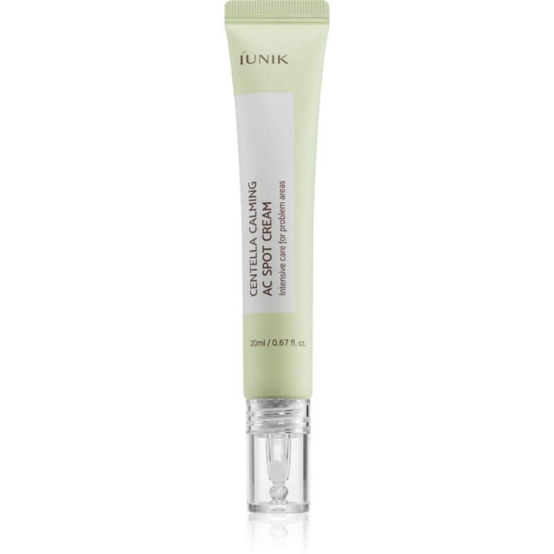 iUnik Centella Calming AC Spot Cream lokálna starostlivosť pre problematickú pleť, akné 20 ml