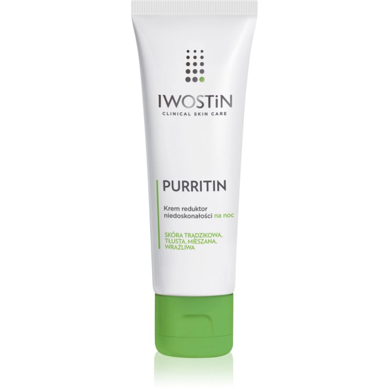Iwostin Purritin éjszakai krém az aknéra hajlamos zsíros bőrre 40 ml akciós termékkép 1