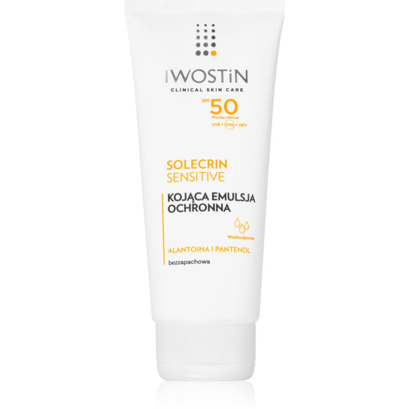 Iwostin Solecrin захисна емульсія для чутливої шкіри зі схильністю до почервоніння SPF 50 100 мл