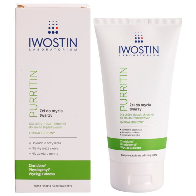 Iwostin Purritin гель для миття для жирної шкіри зі схильністю до акне 150 мл