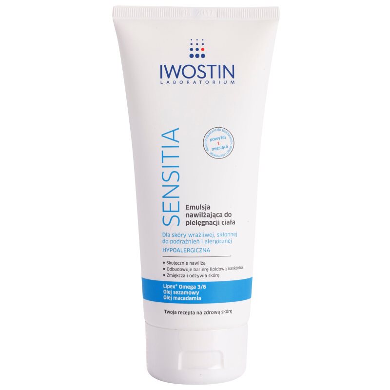 

Iwostin Sensitia зволожуюча емульсія для чутливої та подразненої шкіри
