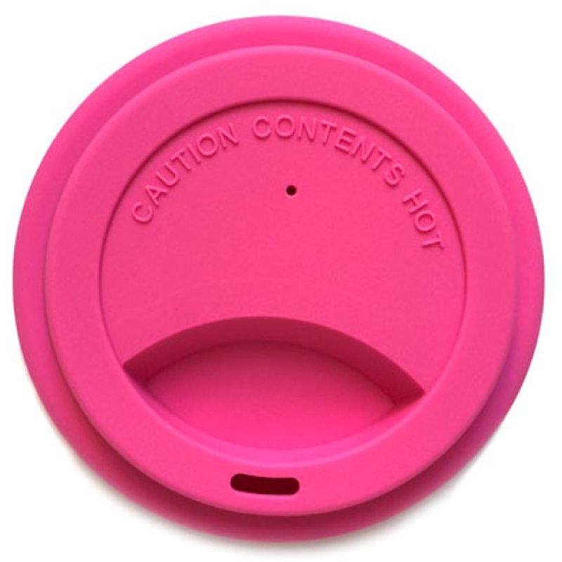 Jack N’ Jill Silicone Cup Lid puodelio dangtelis Pink 1 vnt.
