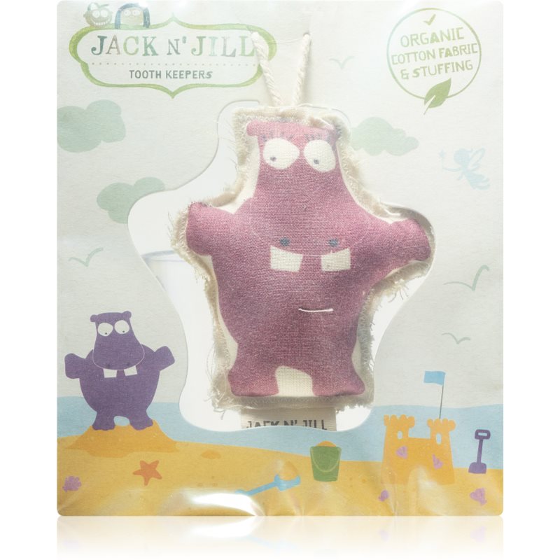 Jack N' Jill Tooth Keepers tooth pouch Hippo 1 pc
