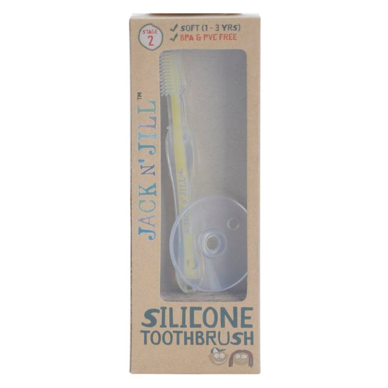 Jack N’ Jill Silicone Toothbrush For Children Soft 12- 24 Months 1 Pc